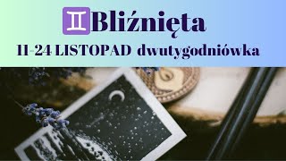 Bliźniętadwutygodniówka 1124 Listopad 2024 czytanietarota [upl. by Nillor206]