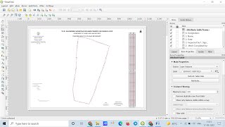 HOW TO CREATE TRAVERSE MAP AFTER RESURVEY IN QGIS SOFTWARE qgis survey TRAVERSE googleearth [upl. by Aynodal999]