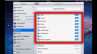 Configure the settings on the iPad  Part 2 of 5mp4 [upl. by Apur63]