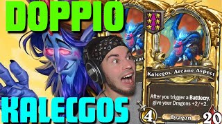 TRIPLO KALECOGS DUE VOLTE UN GAMEPLAY SONTUOSO CAPI  Hearthstone Battlegrounds ITA [upl. by Ayotal]