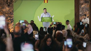 Santiago Abascal en Toledo “Tenemos el mismo mensaje en TODA ESPAÑA” 🇪🇸 [upl. by Brenna]