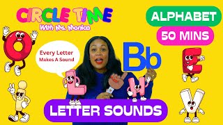 Letter Sounds Fun  Learn Letter Sounds  Learn Letters  Letters AZ  Letter Sound Review [upl. by Minny]