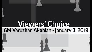 Asish Panda amp Perry Colson Get Analyzed  Viewers’ Choice  GM Varuzhan Akobian [upl. by Coward]