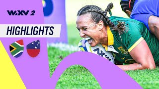 South Africa victorious in relegation decider  South Africa v Samoa  WXV2 Highlights [upl. by Dopp147]