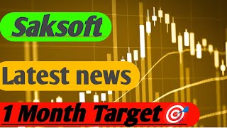 Saksoft share  Saksoft share latest news  Saksoft share news today [upl. by Tearle]