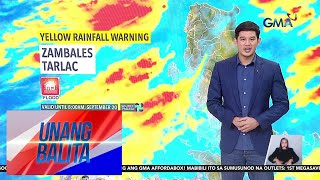 Weather update as of 600 AM September 20 2024  Unang Balita [upl. by Hinman]