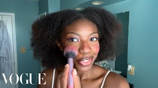 AshleyNicoles Favorite Movie Makeovers amp GoTo Blush  Vogue Beauty Secrets color [upl. by Aipotu]