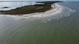 Honeymoon Island and Caladesi Island after the Helene hurricane [upl. by Attenyt]