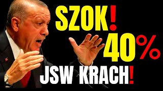 SZOK 40 Stopy w Turcji Krach na JSW🔥 [upl. by Elaine]