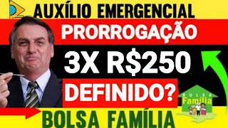 2506 NOVIDADES BOLSONARO PRORROGA AUXÍLIO EMERGENCIAL EM 3 MESES HOJE ELES FALARAM BOLSA FAMÍLIA [upl. by Aura]