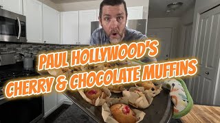 Make Paul Hollywood Cherry and Chocolate Muffins [upl. by Aidiruy]