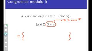 Equivalence classes Screencast 731 [upl. by Alvin931]