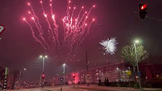 Veel Vuurwerk in Den Haag tijdens jaarwisseling 2022  2023 [upl. by Holly-Anne]