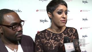 Tia Mowry Talks New Hair Cut  HipHollywoodcom [upl. by Yniar520]