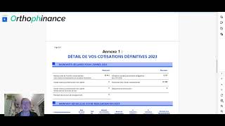 Explication échéancier URSSAF  Orthophinance [upl. by Hartley]