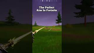 The Perfect Aim In Fortnite fortnite fortniteclips fortnitebattleroyale [upl. by Sadnalor]