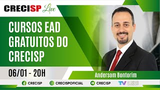 Cursos EAD gratuitos do CRECISP  Andersom Bontorim [upl. by Andris]