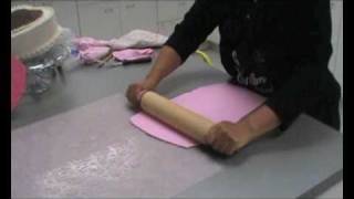 Using Fondant Imprint Mats with Fondant [upl. by Dulce]