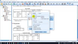 analisis de datos descriptivos spss [upl. by Bechler]