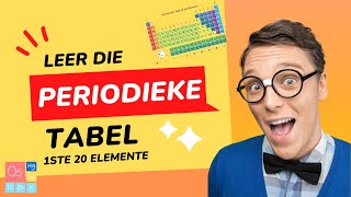 Leer die periodieke tabel Eerste 20 elemente [upl. by Iek]