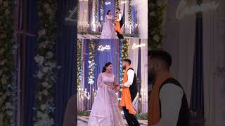 Beautiful Bride and Grom Engagement Dance Performance  Mere Mahabub Mere Sanam ♥️ short dance [upl. by Augie222]