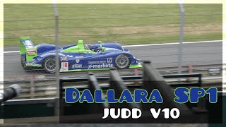 Dallara SP1 Judd V10 screaming at Silverstone masters endurance legends [upl. by Eiblehs]