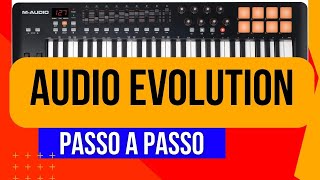 Como mapear teclado controlador no Audio Evolution [upl. by Adniuqal]