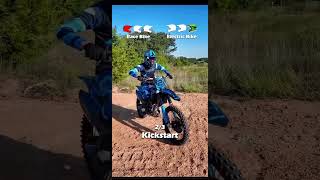 Electric dirt bike vs gas bike Who wins [upl. by Kall358]