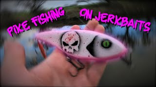 Will I catch fish on this lure I made  pike fishing with jerkbaits [upl. by Eicyac]