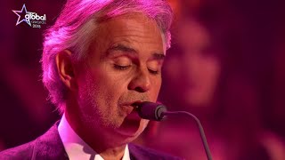 Andrea Bocelli  ‘Time To Say Goodbye’ LIVE  The Global Awards 2018  Classic FM [upl. by Lleraj]