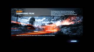 Battlefield 3 Damavand Peak Loading Screen Loud Version [upl. by Aicarg]