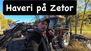 Renoverar kopplingscylinder på Zetor 6245 traktor [upl. by Noitna510]