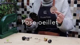 TUTO  COMMENT POSER DES ŒILLETS [upl. by Idolem]