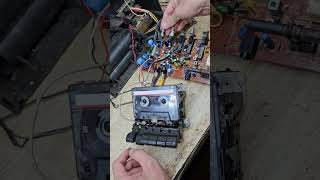 Test my old cassette mechanism cassetteplayer [upl. by Pederson]