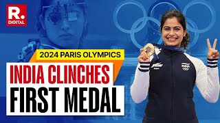 Paris Olympics 2024 BREAKING Who Is Manu Bhaker First Indian Woman Shooter To Win Olympics Medal [upl. by Vaules984]