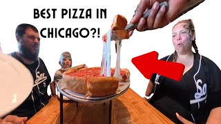 BEST PIZZA IN CHICAGO Giordanos Taste Test [upl. by Dyanna862]