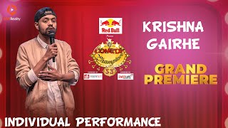 Krishna Gairhe From “Tanahun” Super 30  Comedy Champion S3  Individual Performance [upl. by Akinihs]