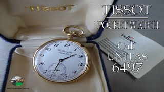 Tissot Pocket Watch Service Movement Unitas 6497 [upl. by Sundstrom446]