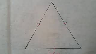 Périmètre dun triangle equilatéral [upl. by Artenehs]