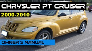 CHRYSLER PT CRUISER 20002010 Owners Manual  How to DOWNLOAD the PDF in ENGLISH  Maintenance [upl. by Pesek366]