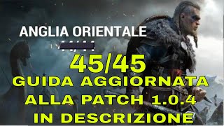 Assassins Creed Valhalla ANGLIA ORIENTALE tutti i collezionabili RICCHEZZE MISTERIMANUFATTI [upl. by Freida900]