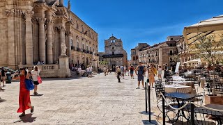 Walking in Syracuse Sicily Italy 4K ultra HD [upl. by Aramot]