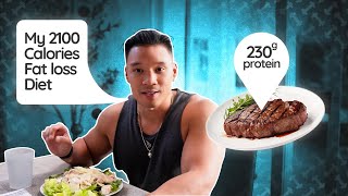 How I Eat 230g Protein Every Day  2100 Calorie Fat Loss Diet [upl. by Egidius636]