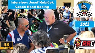 IRRC Hořice 2022  Josef Kubíček  Uvítací ceremonie Hořicských závodů  Czech Road Racing [upl. by Revilo]