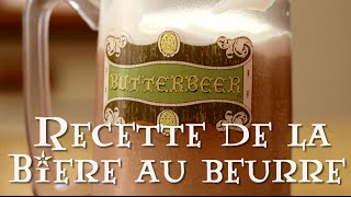 La vraie recette de la BIERE AU BEURRE de HARRY POTTER  Butterbeer recipe [upl. by Celio]