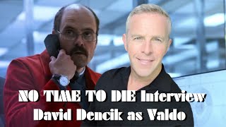 NO TIME TO DIE  Interview  David Dencik as Valdo [upl. by Aihtnamas796]