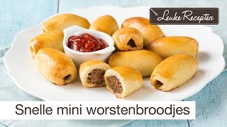 Mini worstenbroodjes [upl. by Peltier]