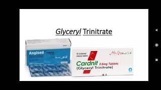 Glyceryl trinitrate or nitroglycerin angisedcardnite uses dosage side effects in Hindi or Urdu [upl. by Joni470]