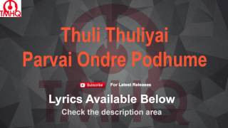 Thuli thuliyai tamil song [upl. by Vary353]