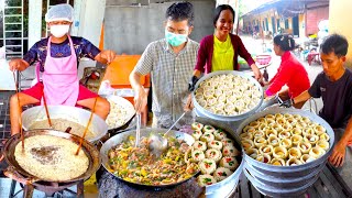 CatfishSaladPhnomPenh VS StirFriedNoodleBattambang VS NomPao SiemReap [upl. by Knorring]